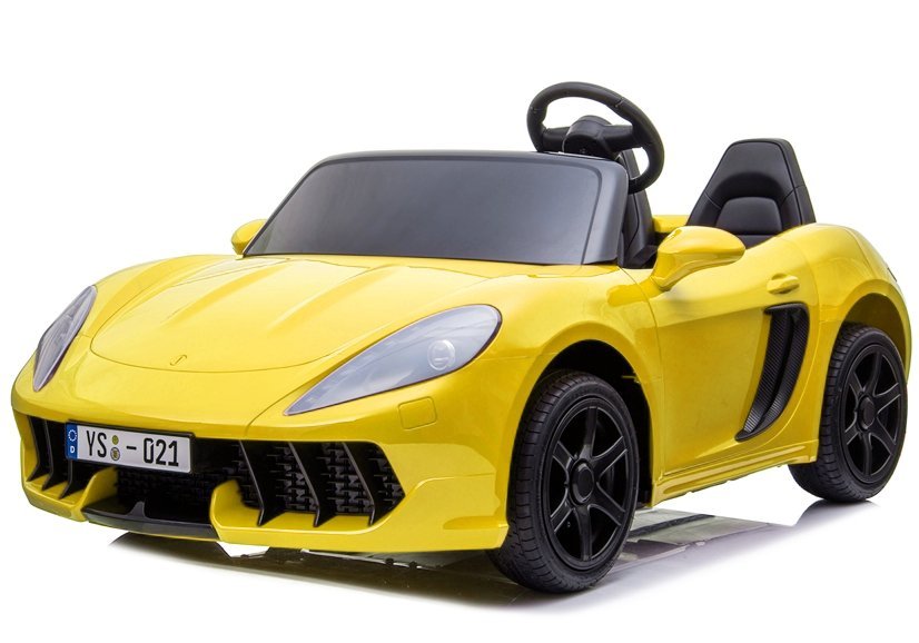 24V XXL Kinder Elektro Auto Zweisitzer gelb